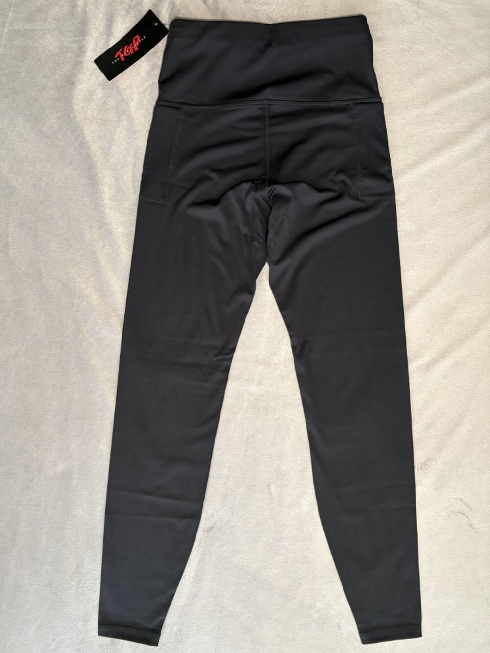 The Gym People Tummy Control Workout Yoga Pants Leggings w/ Pockets Black Size S - Picture 7 of 14